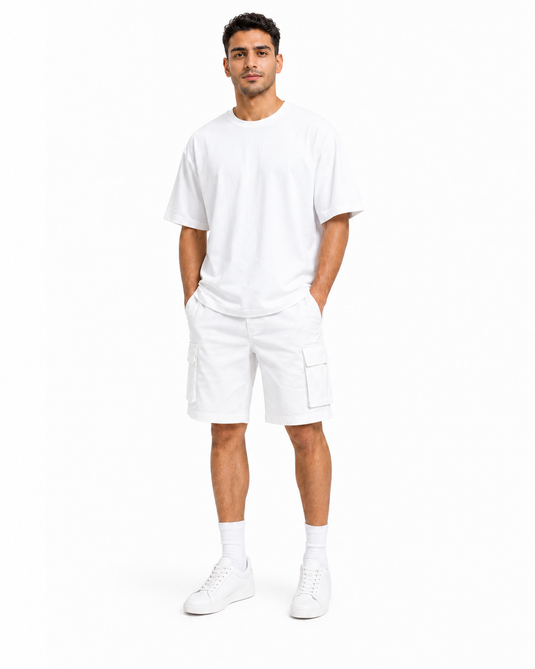 Fuzzy Cargo Set - White