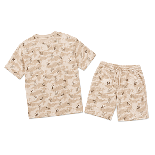 Fuzzy Camo Print Set