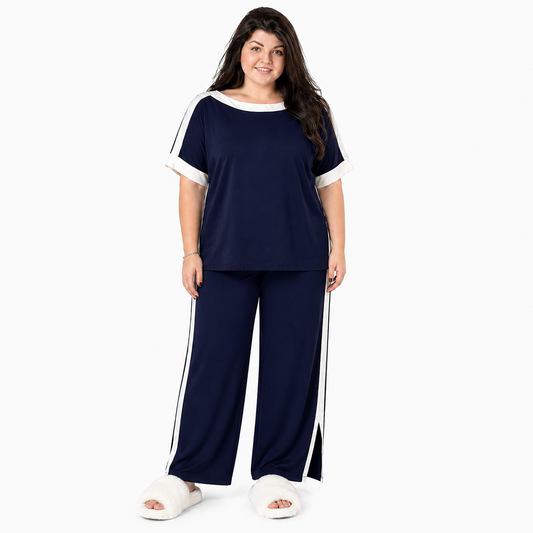 Navy Women's Pajama Set