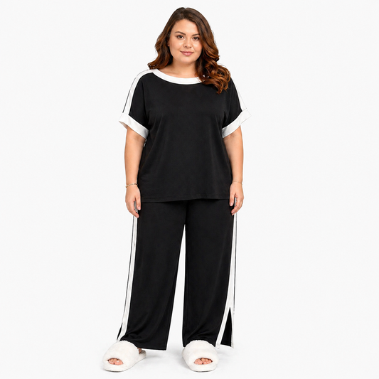 Black Women's Pajama Set
