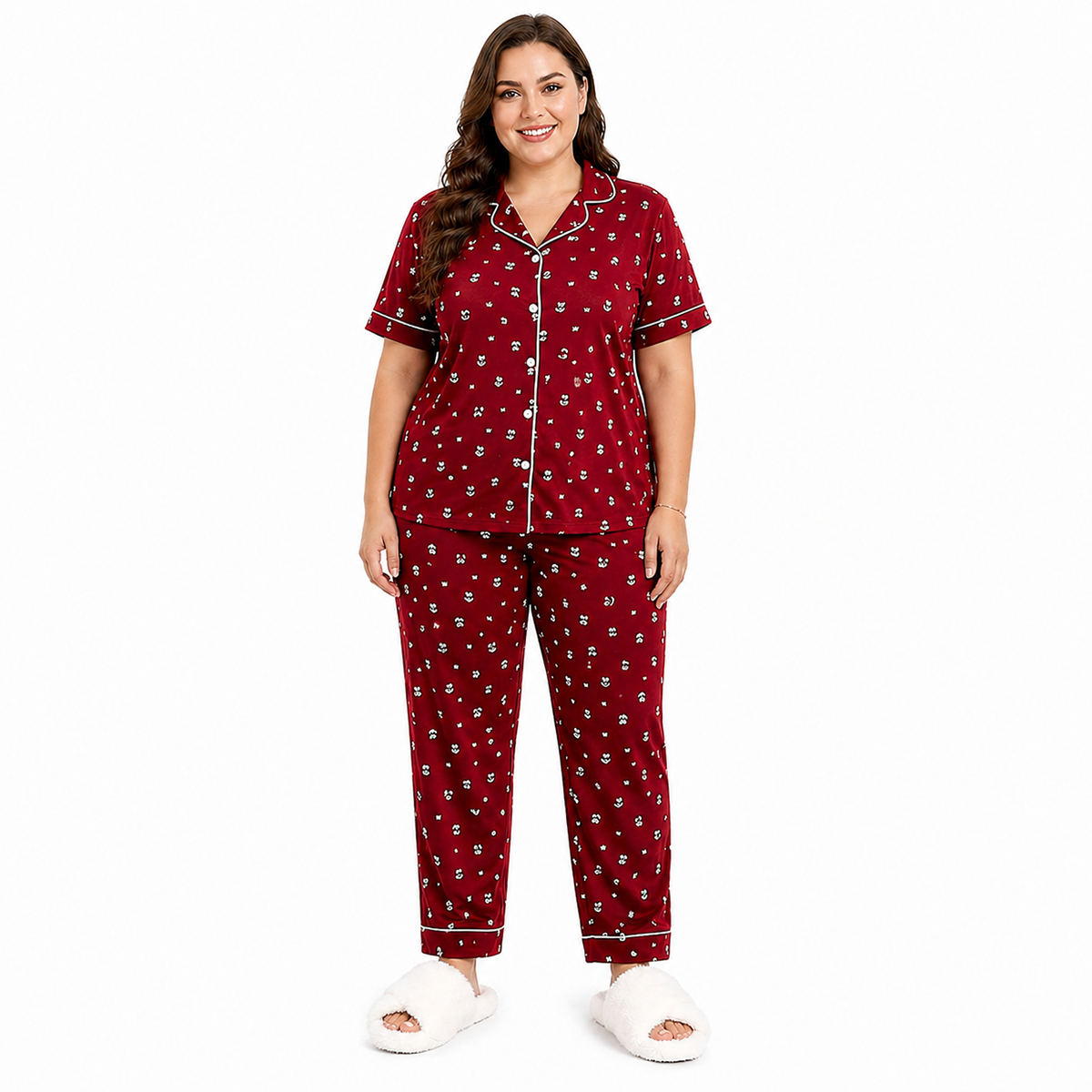 Red Women's Pajama Set