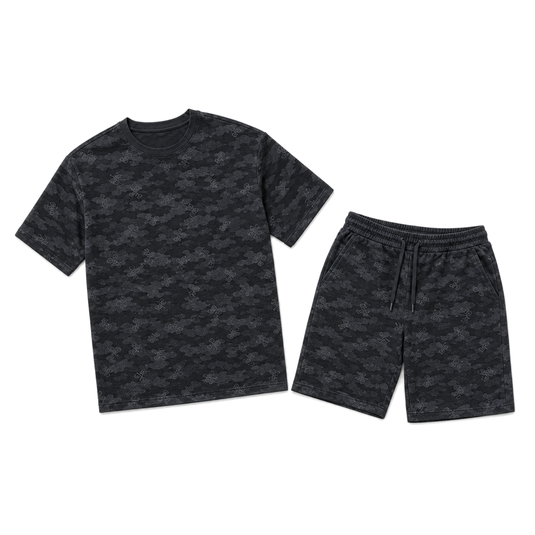 Fuzzy Camo Print Set