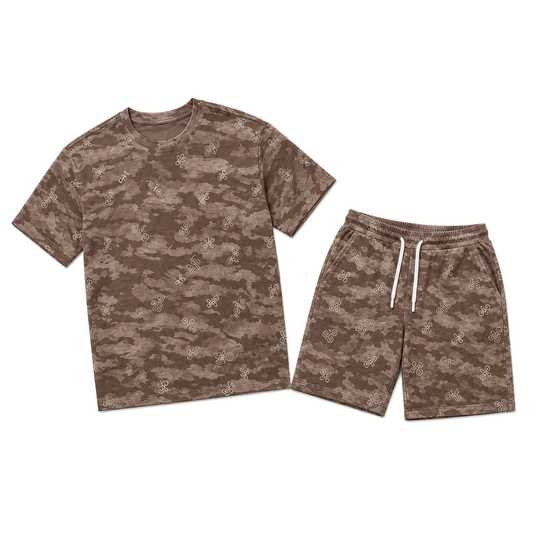 Fuzzy Camo Print Set